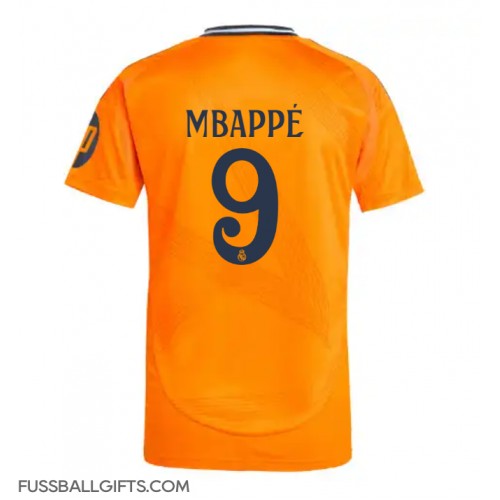 Real Madrid Kylian Mbappe #9 Fußballbekleidung Auswärtstrikot 2024-25 Kurzarm